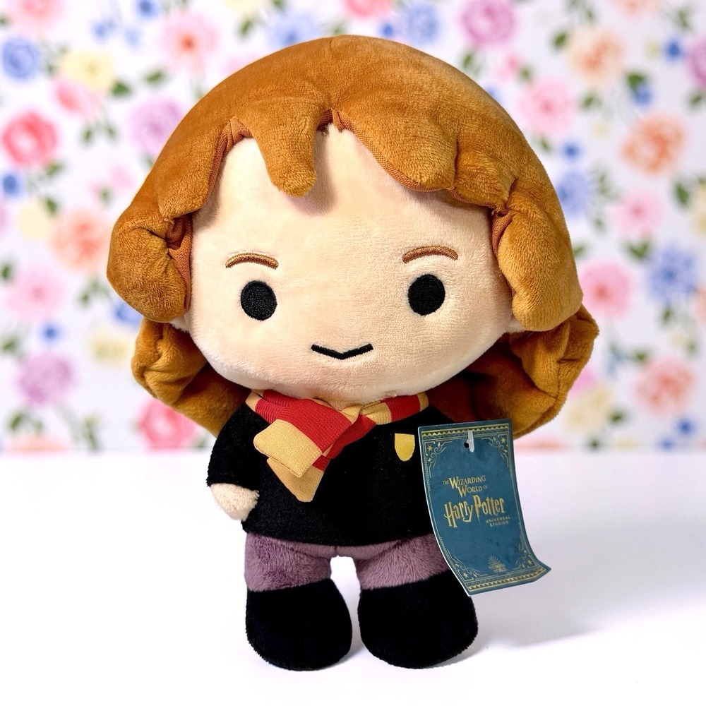 Harry Potter Hermione Granger Plush Doll 9" Wizardly World Universal Studios NWT